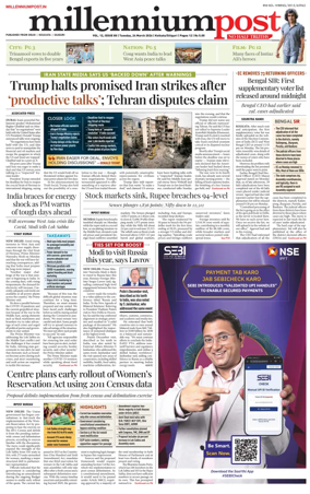 Cover of Millennium Post (Kolkata)