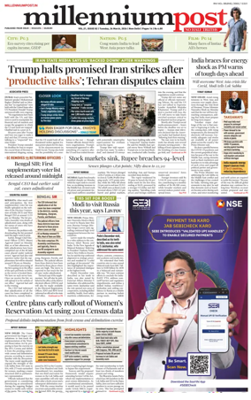 Cover of Millennium Post