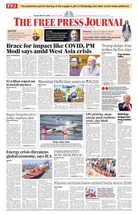 Cover of The Free Press Journal