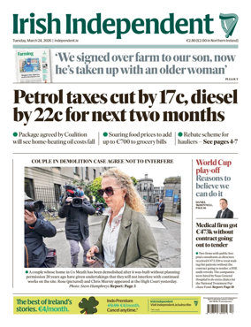 Cover of Irish Independent