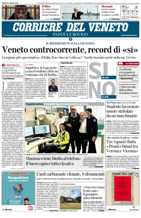 Cover of Corriere del Veneto (Padova e Rovigo)