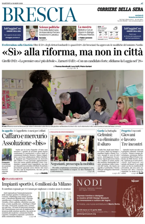 Cover of Corriere della Sera (Brescia)