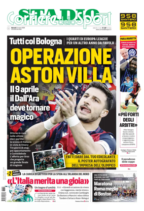 Cover of Corriere dello Sport Stadio (Bologna)