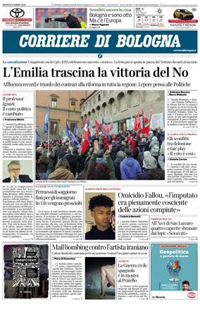 Cover of Corriere di Bologna