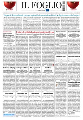Cover of Il Foglio Quotidiano