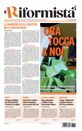Cover of Il Riformista (Italy)