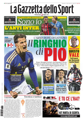 Cover of La Gazzetta dello Sport - Roma