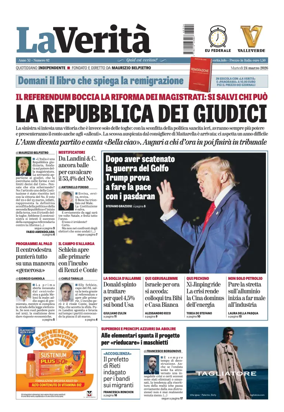 Cover of La Verita (Italia)