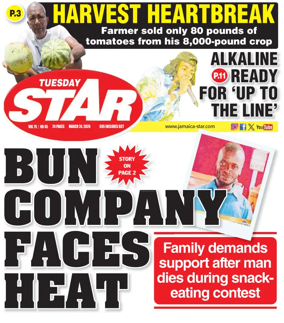 Cover of The Star (Jamaica)