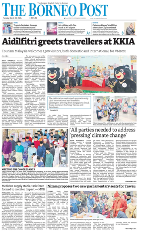 Cover of The Borneo Post (Sabah)
