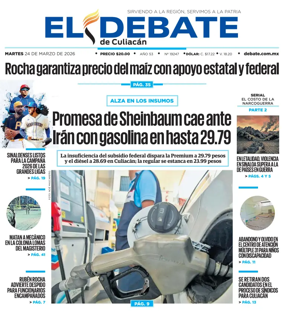 Cover of El Debate de Culiacan