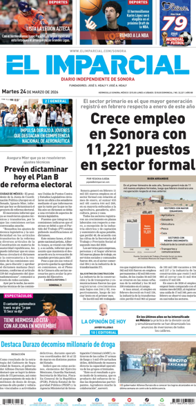 Cover of El Imparcial
