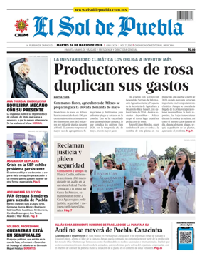 Cover of El Sol de Puebla