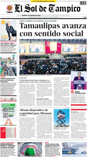 Cover of El Sol de Tampico