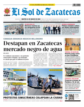 Cover of El Sol de Zacatecas