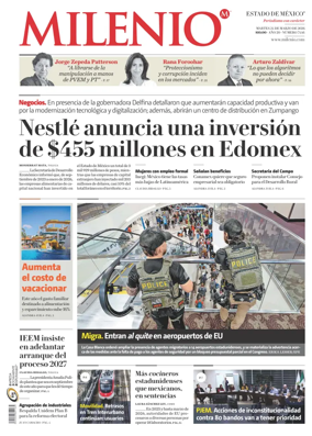 Cover of Milenio Edo de Mexico