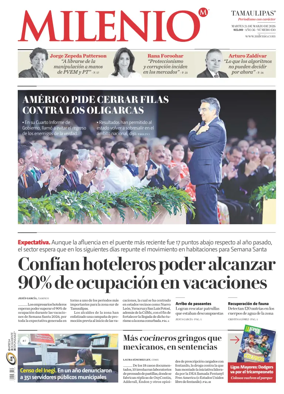 Cover of Milenio Tamaulipas