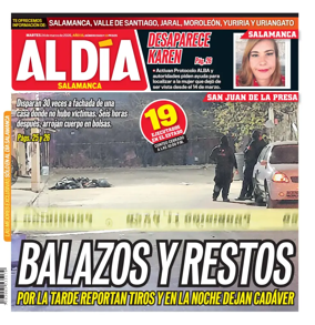 Cover of Periodico Al Dia (Salamanca)