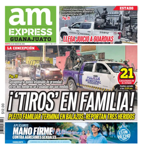 Cover of Periodico AM Express (Guanajuato)