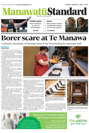 Cover of Manawatu Standard