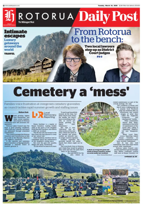 Cover of Rotorua Daily Post