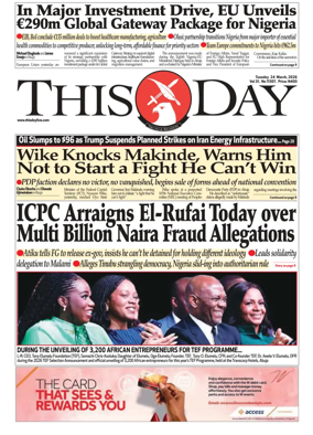 Cover of THISDAY