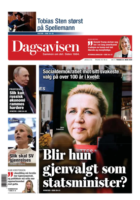 Cover of Dagsavisen