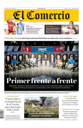 Cover of Diario El Comercio