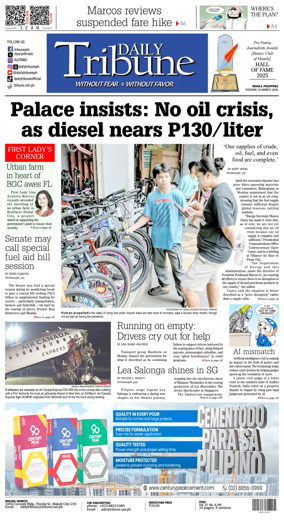 Cover of Daily Tribune (Philippines)