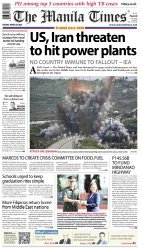 Cover of The Manila Times