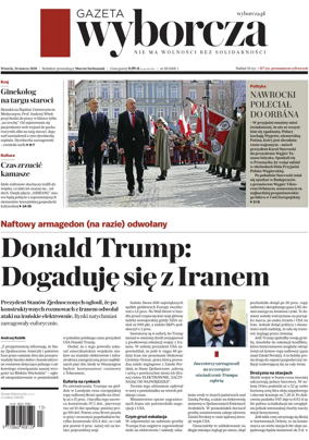 Cover of Gazeta Wyborcza