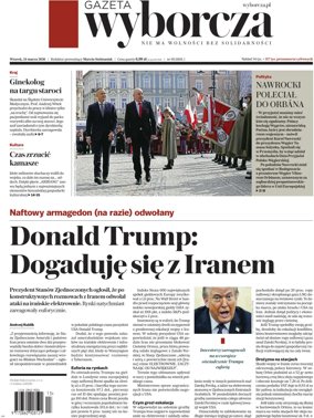 Cover of Gazeta Wyborcza Stoleczna