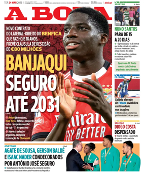 Cover of A BOLA (Portuguese)