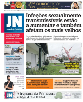 Cover of Jornal de Noticias