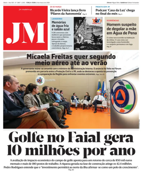 Cover of Jornal Madeira