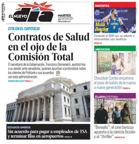 Cover of El Nuevo Dia