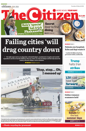 Cover of The Citizen (KZN)