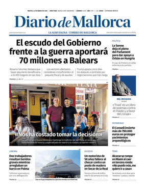 Cover of Diario de Mallorca