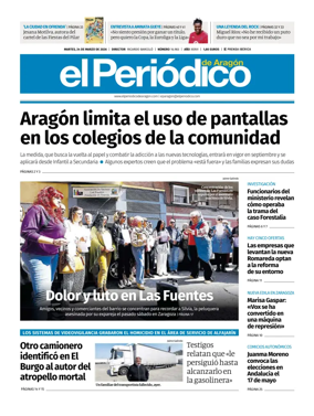 Cover of El Periodico Aragon