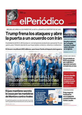 Cover of El Periodico - Castellano