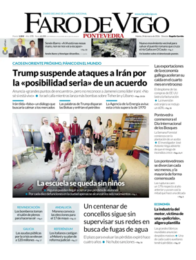 Cover of Faro de Vigo (Pontevedra)