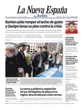 Cover of La Nueva Espana (Aviles)