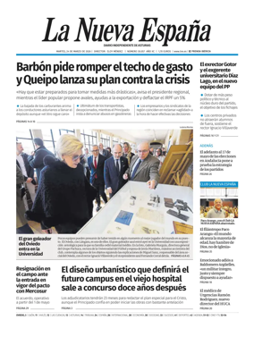 Cover of La Nueva Espana (Oviedo)