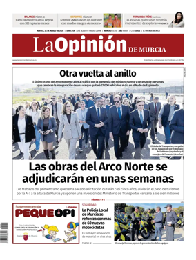 Cover of La Opinion de Murcia