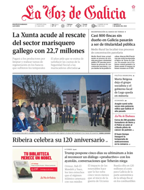 Cover of La Voz de Galicia (Barbanza)