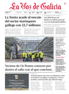 Cover of La Voz de Galicia (Monforte)