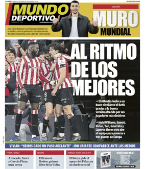 Cover of Mundo Deportivo (Bizkaia-Araba)