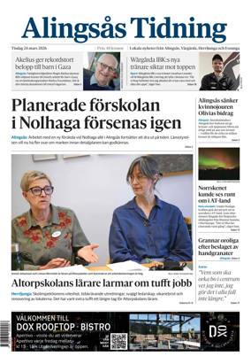 Cover of Alingsas Tidning