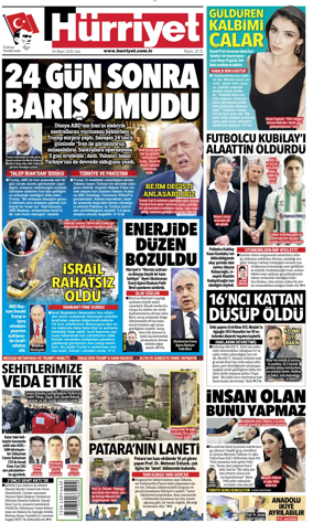 Cover of Hurriyet