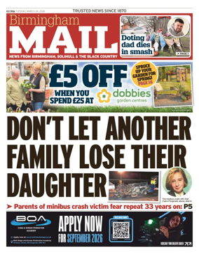 Cover of Birmingham Mail